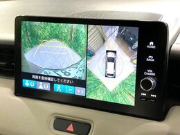 【マルチビューカメラシステム】専用のカメラにより、上から見下ろしたような視点で360度クルマの周囲を確認することができます☆縦列駐車や幅寄せ時に活躍してくれます♪