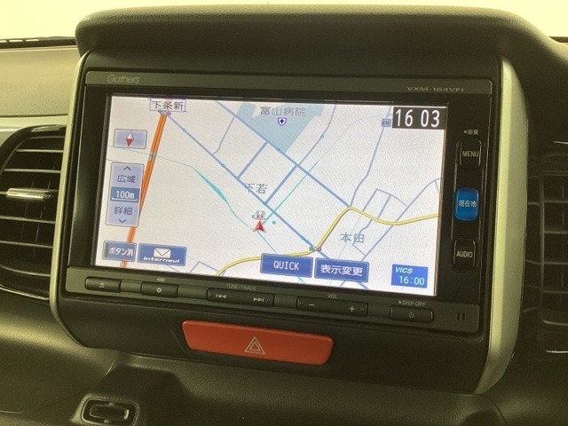 ギャザズナビ搭載です。知らない道も安心ですね！