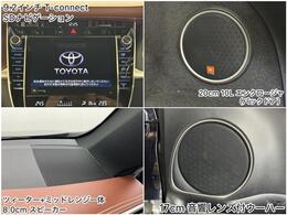 【JBLプレミアムサウンド】スピーカーと専用アンプから奏でるプレミアムサウンド。標準仕様と比較するとスピーカーやアンプが追加で配置され、専用のチューニングが施されています。迫力のサウンドをお試しあれ。