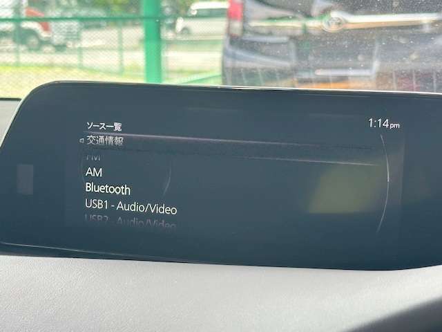 純正マツダコネクトナビ付き！DVD再生、フルセグTV、Bluetoothオーディオ、全周囲モニターと装備が充実しております！