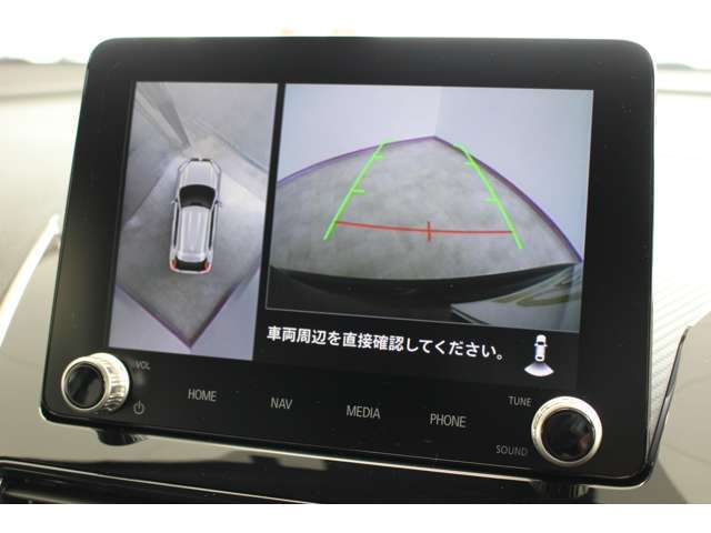 ＜マルチアラウンドモニター＞上から見下ろす視点で周囲を確認