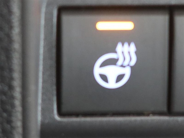 ステアリングヒーター付き。寒い日のドライブも、手のひらから温めてくれます。