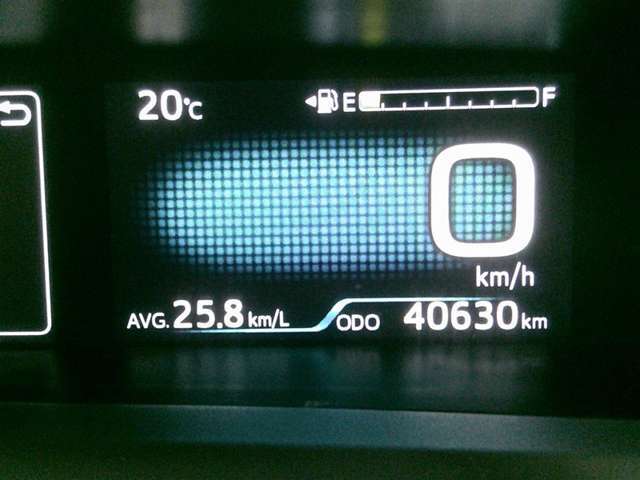 入庫時の走行距離です！