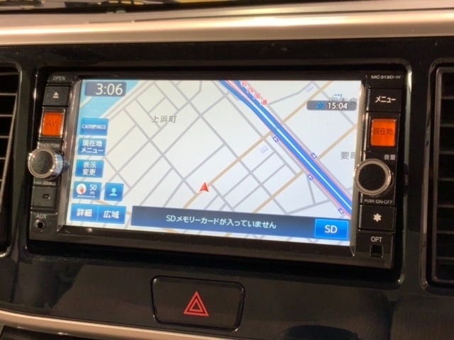 純正ナビ搭載です。知らない道も安心ですね！