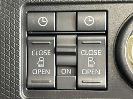 【両側パワースライドドア】スマートキーや運転席のスイッチで後席両側スライドドアの開閉が可能♪電動だから力を入れてドアを開ける必要が無く、小さなお子様でも簡単に開け閉めでき快適です♪