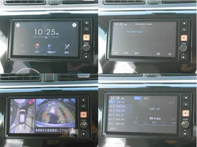 オーディオはディスプレイ付オーディオを装備。　・アラウンドビューモニター・Bluetooth接続等多機能なオーディオです。