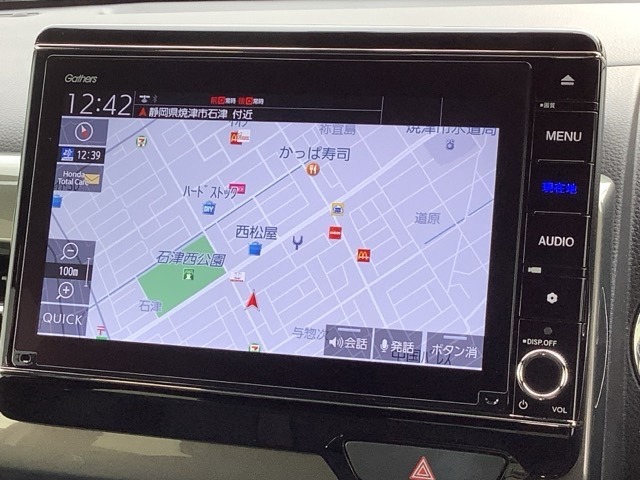 ギャザズナビ搭載です。知らない道も安心ですね！