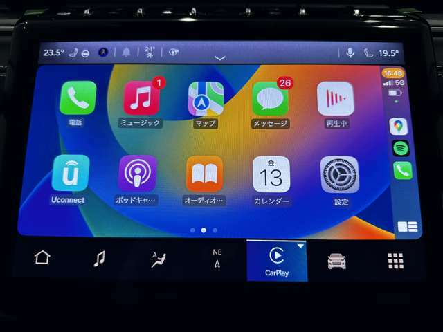 AppleCarPlay/AndroidAuto搭載