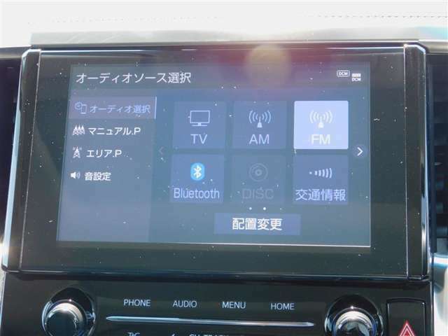 フルセグやBluetoothオーディオ再生機能付き