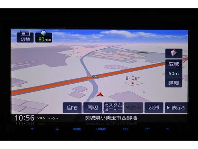 メモリーナビゲーション（ KENWOOD製 ： MDV-D208BT ）