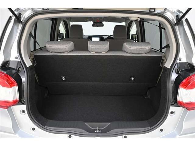 日常のお買い物やちょっとしたお出かけの時、十分活躍してくれるラゲージスペースです。