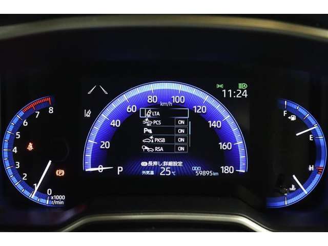 マルチインフォメーションディスプレイ付きのメーターです！エコ運転へ導く多彩な情報を表示してくれます。