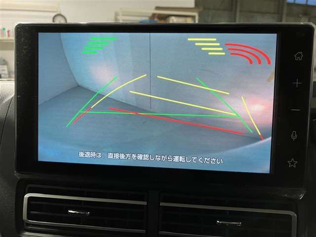 バックガイドモニターで、後方を確認しながら安心して駐車することができます。運転初心者も熟練者も必須の機能ですよ！
