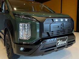 アメリカン・ピックアップを彷彿させる大胆なフロントグリル！