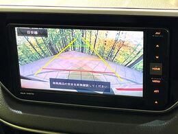 【バックカメラ】駐車時に後方がリアルタイム映像で確認できます。大型商業施設や立体駐車場での駐車時や、夜間のバック時に大活躍！運転スキルに関わらず、今や必須となった装備のひとつです！