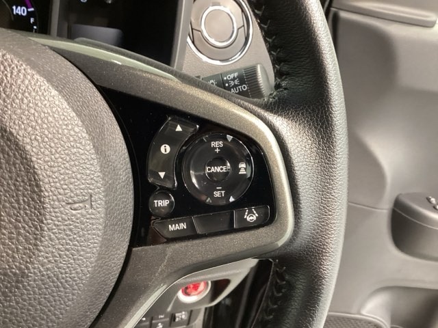 クルーズコントロールを装備しています。高速道路などで一定の速度で走ってくれるので運転が楽ですよ！速度を設定できますので、スピードの出しすぎにも注意できます。