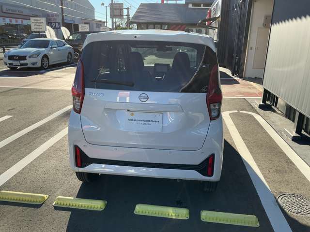 後ろからの写真です。