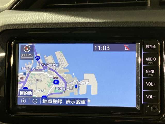 純正ナビゲーション装着済み！今や必需品ですね！快適なドライブには必須です