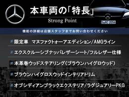 この車両の主なオプション・装備一覧となります。ここには記載のしきれない魅力的な装備も多く、詳しくはオートステージ堺迄お気軽にお問い合わせください。