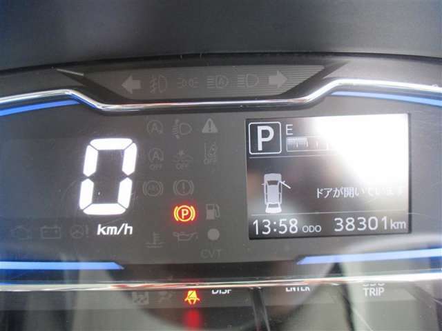 シンプルで見やすいメーター