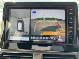 360℃真上から見下ろした映像が映し出されるアラウンドビューモニター搭載☆安全安心ですね♪