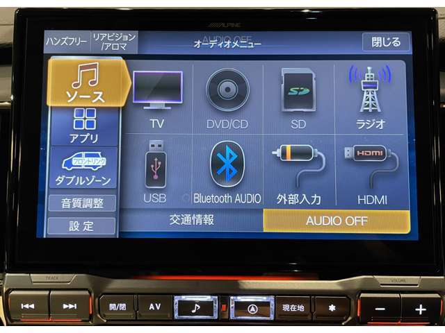 デリカD5専用アルパイン11型ナビゲーション、ビルトインETCになります。スマホ連携機能CARPLAYやBluetooth希望搭載です。アラウンドビューモニターも連携しておりますので車庫入れの際も安全です。