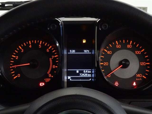 機能的で見やすいメーターです。