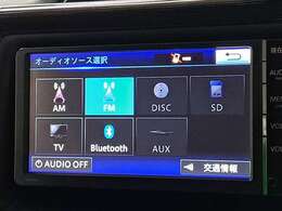 純正SDナビ付き！フルセグTV、Bluetoothオーディオ、バックモニターと装備が充実しております！