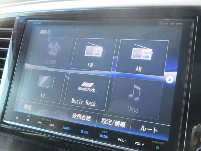 ★オーディオソースになります。フルセグTV、CD・DVDの再生が可能です。