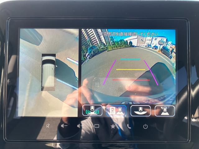 【全方位モニター付ナビ＋スズキコネクト対応通信機】9インチHDナビ◎スマートフォン連携機能付◎Bluetooth対応◎フルセグTV◎クルマを真上から見たような映像などを映し出す「全方位モニター」も装備