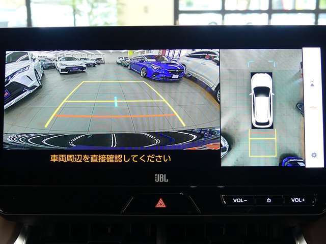 パノラミックビューモニタ搭載の為駐車時の安全確保が容易に行えます！