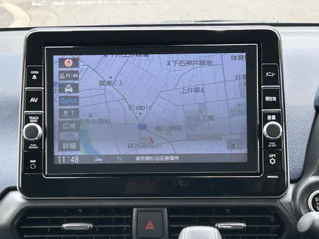タッチパネルで簡単操作日産オリジナルメモリーナビ