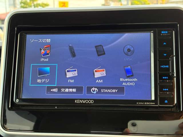 純正ナビ！フルセグTV、DVD再生、CD再生、CD録音、Bluetooth接続！ナビ型番KXM-E503W