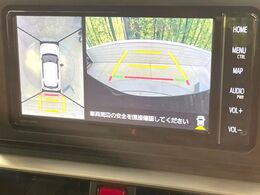 【パノラミックビューモニター】専用のカメラにより、上から見下ろしたような視点で360度クルマの周囲を確認することができます☆死角部分も確認しやすく、狭い場所での切り返しや駐車もスムーズに行えます。