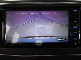 うれしいバックモニター付！後退時の不安感によるストレスから開放してくれます。