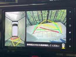 【パノラマモニター】専用のカメラにより、上から見下ろしたような視点で360度クルマの周囲を確認することができます☆死角部分も確認しやすく、狭い場所での切り返しや駐車もスムーズに行えます。