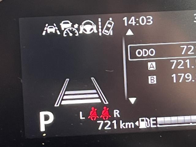 走行721kmです。走行は少なめです。
