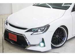 マークXのスポーティさのあるG’sバンパーで製作しております！！
