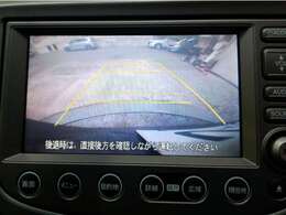 後方確認はオマカセのリアカメラ付です。雨天時や夜間のバック駐車時などで特に視界の安全確認に役立ちます。