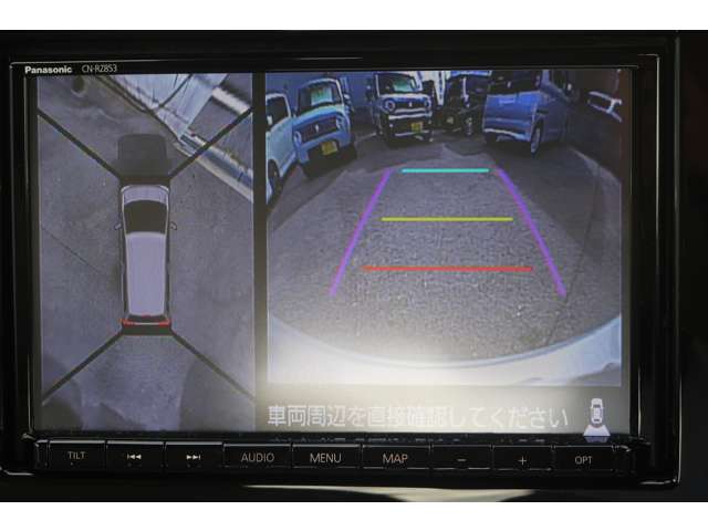 車庫入れも安心な全方位カメラ装備！！