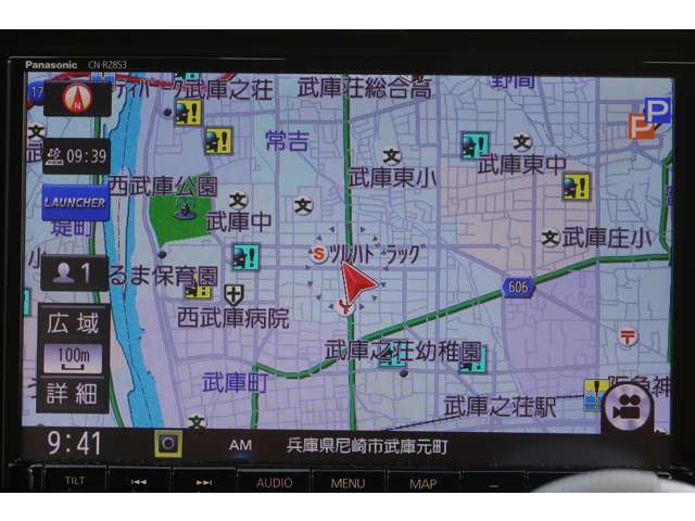 長距離ドライブも安心なナビゲーション付き♪