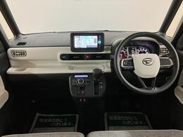 R6/12登録　元弊社試乗車のムーヴキャンバスストライプスG♪　純正メモリーナビにバックカメラ付、ほっとカップホルダーやシートヒーターは今からの寒い冬にありがたい装備ですよ?希少なイエローのツートン色