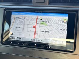 【ナビゲーション】目的地までしっかり案内してくれる使いやすいナビ。Bluetooth接続すればお持ちのスマホやMP3プレイヤーの音楽を再生可能！毎日の運転がさらに楽しくなります！！