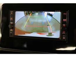 ガイド線付きバックカメラ