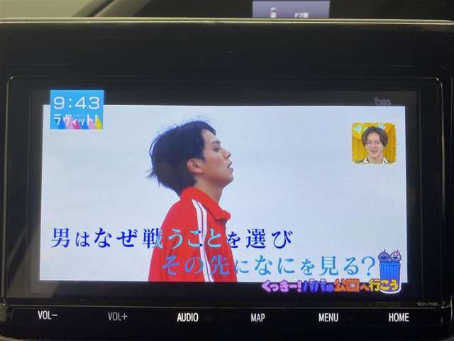ドライブが楽しくなるナビ付です。ナビがあれば、知らない土地でも道に迷うことがなく安心ですね！