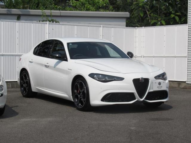 フロントグリルのトライローブ　（　三つ葉）　に代表される、ひと目でわかるAlfa　Romeo　スタイルを継承したフロントマスクです