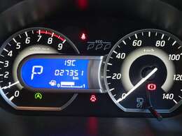 メーター中央のカラー液晶には様々な情報を表示します！！