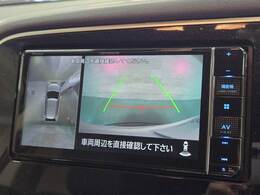【全周囲モニター】を装備しております。リアの映像がカラーで映し出されますので日々の駐車も安心安全です。