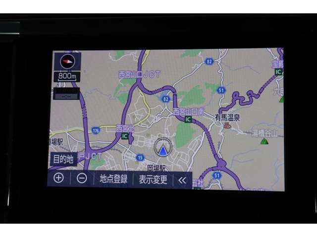 純正ディスプレイオーディオ。もちろんナビとしても使用できます♪