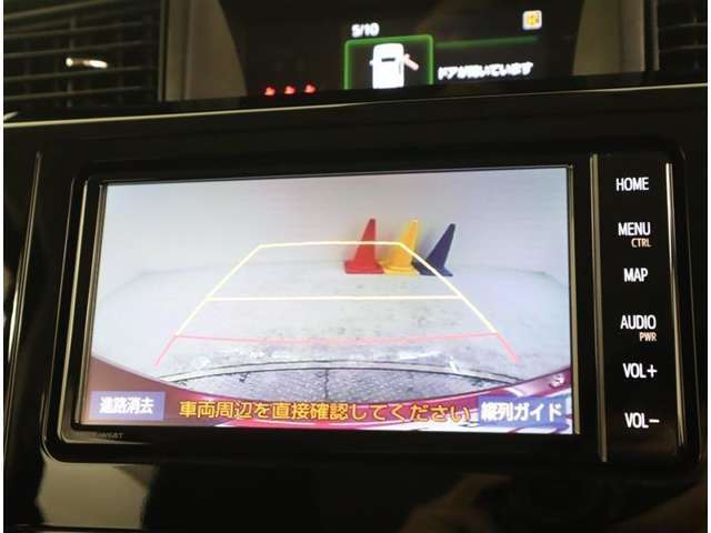 駐車もばっちり！バックモニター付き。ガイドライン表示で確認しながらの駐車が可能です